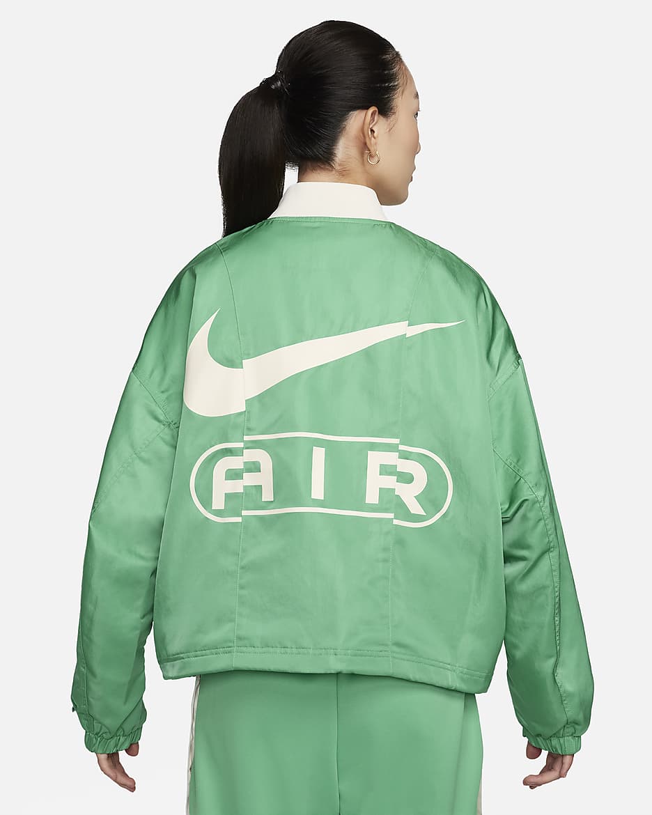 Nike Air Women s Oversized Woven Bomber Jacket